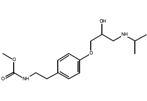 Pamatolol structure, CAS 59110-35-9