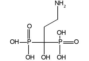 Pamidronic acid structure, CAS 40391-99-9