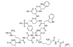 Pancreozymin structure, CAS 9011-97-6