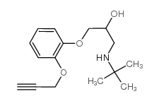 Pargolol structure, CAS 47082-97-3