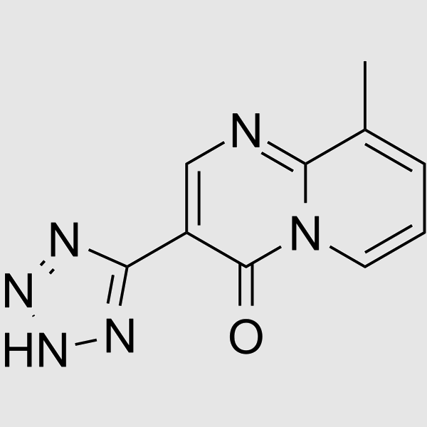 Pemirolast structure, CAS 69372-19-6