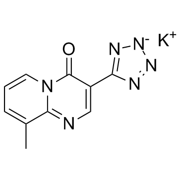 Pemirolast potassium structure, CAS 100299-08-9