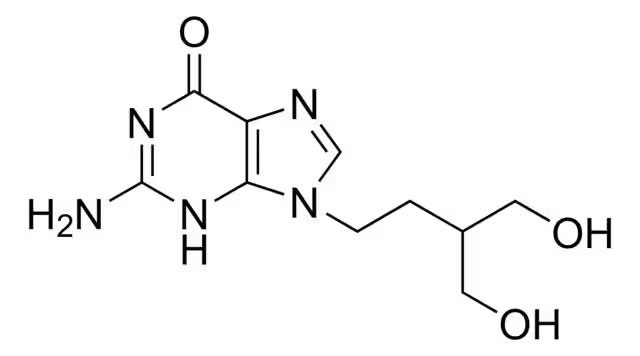 Penciceovir structure, CAS 39809-25-1