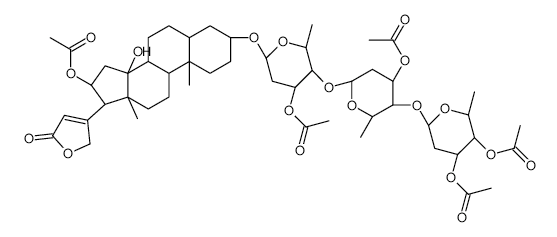 Pengitoxin structure, CAS 7242-04-8
