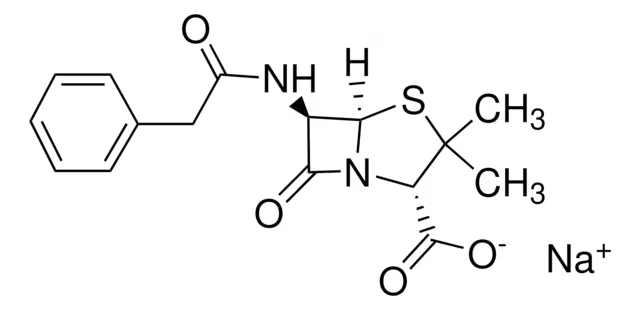 Penicillin G sodium salt structure, CAS 69-57-8