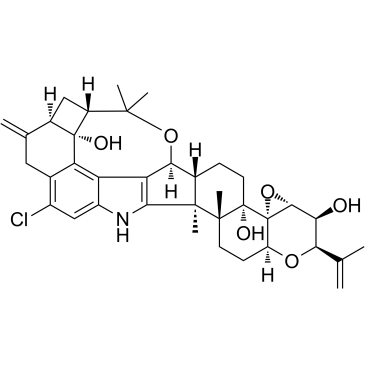 Penitrem A structure, CAS 12627-35-9