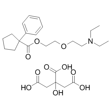 Pentoxyverine Citrate structure, CAS 23142-01-0