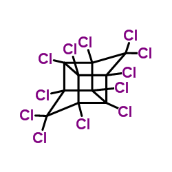 Perchlorodecone structure, CAS 2385-85-5