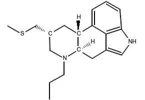 Pergolide structure, CAS 66104-22-1