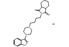 Perospirone structure, CAS 129273-38-7