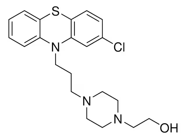 Perphenazine structure, CAS 58-39-9