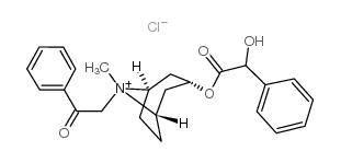 Phenactropinium chloride structure, CAS 3784-89-2