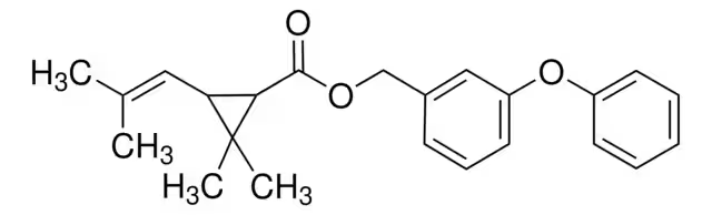 Phenothrin structure, CAS 26002-80-2