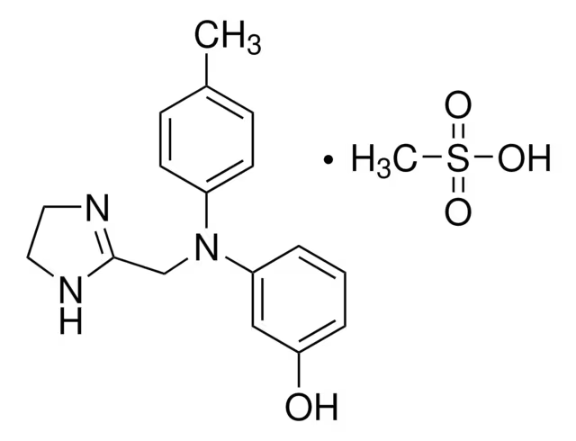 Phentolamine mesylate structure, CAS 65-28-1