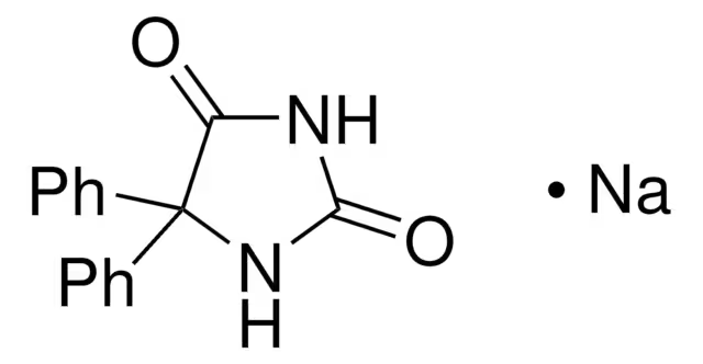 Phenytoin sodium structure, CAS 630-93-3