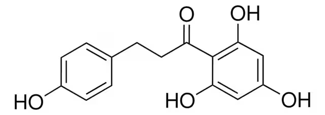 Phloretin structure, CAS 60-82-2