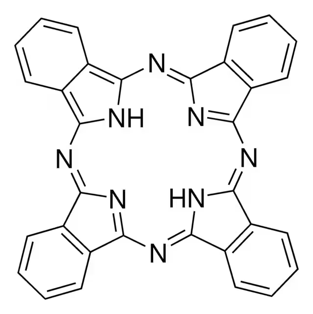 Phthalocyanine structure, CAS 574-93-6