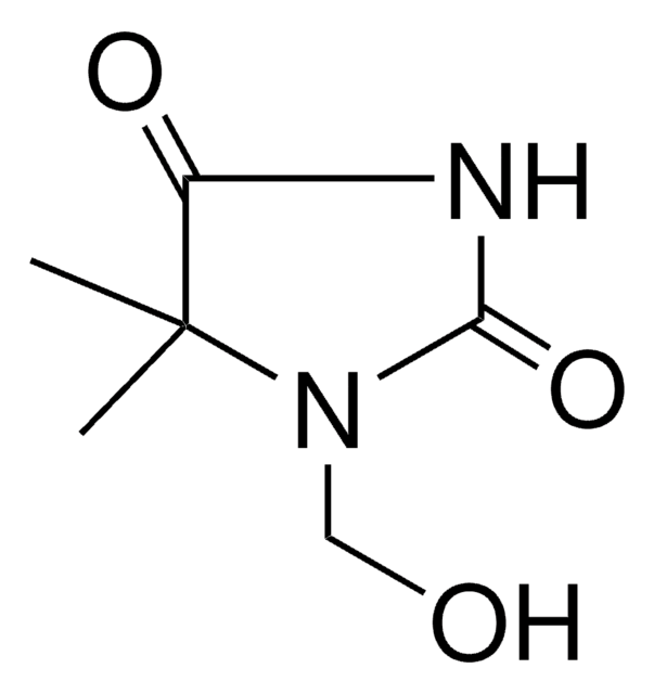 1-Hydroxymethyl-5,5-dimethylhydantoin structure, CAS 116-25-6