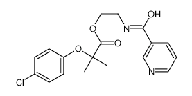 Picafibrate structure, CAS 57548-79-5