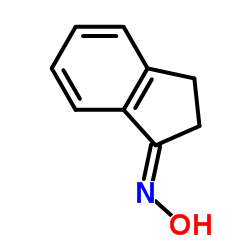 1-Indanone oxime structure, CAS 3349-60-8