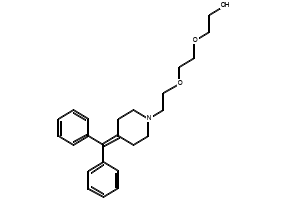 Pipoxizine structure, CAS 55837-21-3
