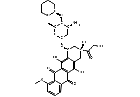 Pirarubicin structure, CAS 72496-41-4