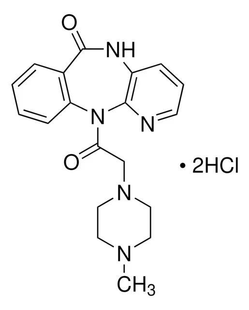 Pirenzepine hydrochloride structure, CAS 29868-97-1