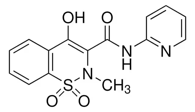 Piroxicamum structure, CAS 36322-90-4