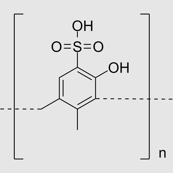 Policresulen structure, CAS 101418-00-2