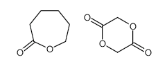 Poliglecaprone structure, CAS 41706-81-4