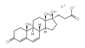 Potassium canrenoate structure, CAS 2181-04-6