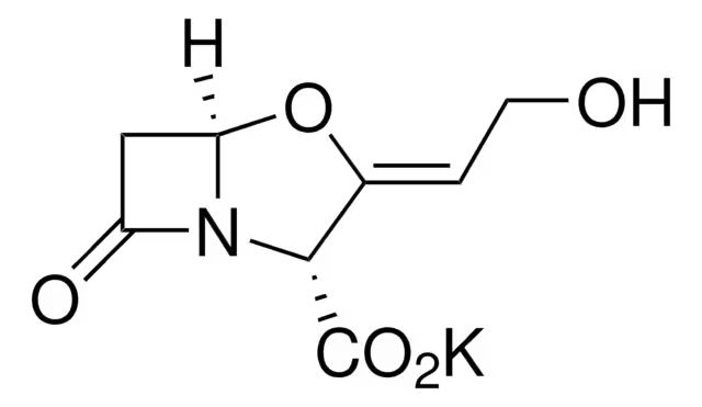 Potassium clavulanate structure, CAS 61177-45-5