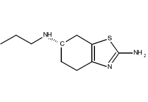 Pramipexole structure, CAS 104632-26-0