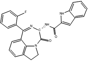 Pranazepide structure, CAS 150408-73-4