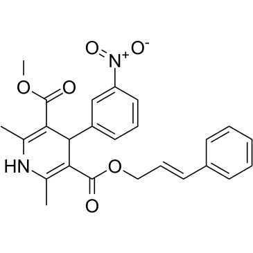 Pranidipine structure, CAS 99522-79-9