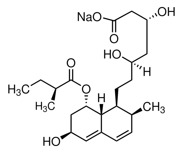 Pravastatin structure, CAS 81093-37-0