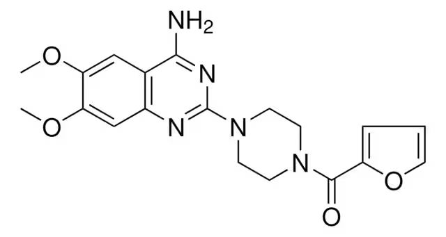 Prazosin structure, CAS 19216-56-9