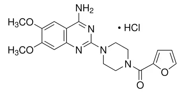 Prazosin hydrochloride structure, CAS 19237-84-4