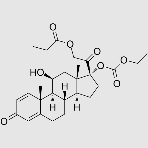 Prednicarbate structure, CAS 73771-04-7