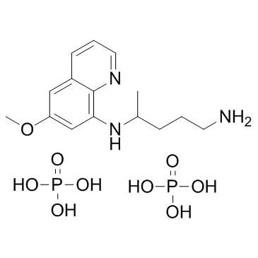 Primaquine phosphate structure, CAS 63-45-6