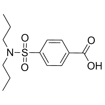 Probenecid structure, CAS 57-66-9