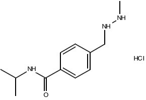 Procarbazine hydrochloride structure, CAS 366-70-1