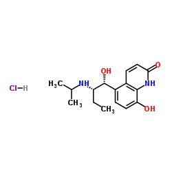 Procaterol hydrochloride structure, CAS 81262-93-3