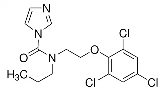 Prochloraz structure, CAS 67747-09-5