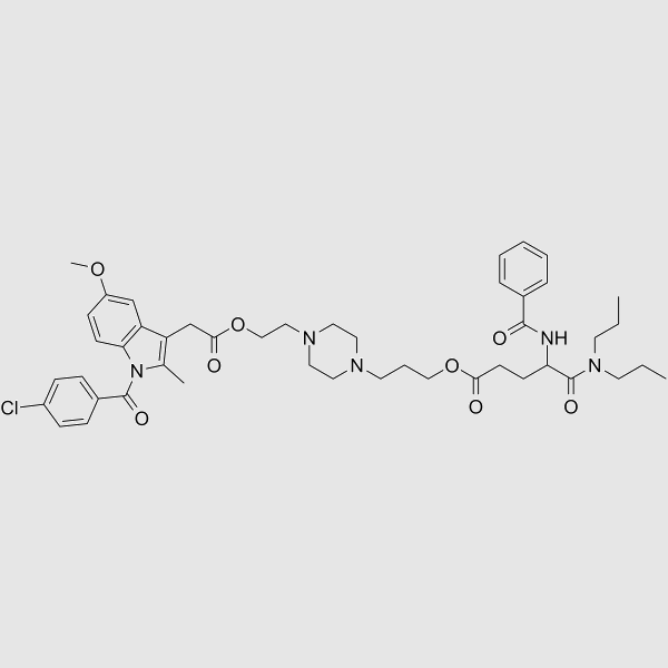 Proglumetacin structure, CAS 57132-53-3
