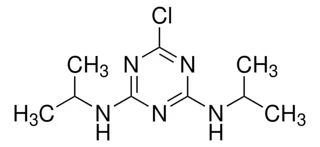 Propazine structure, CAS 139-40-2