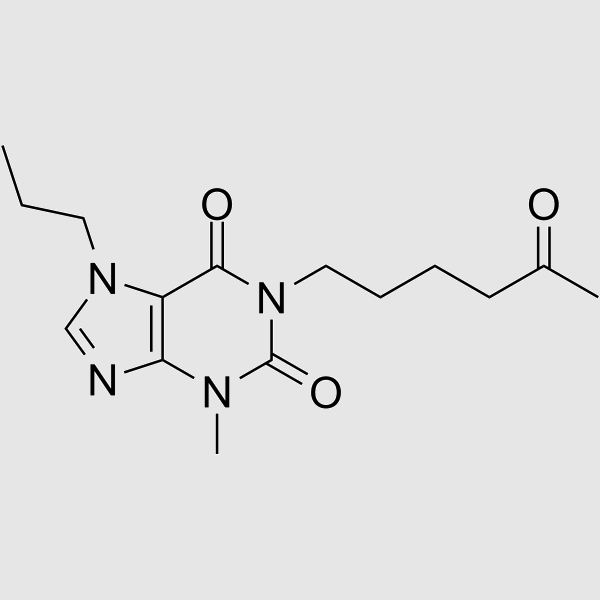 Propentofylline structure, CAS 55242-55-2