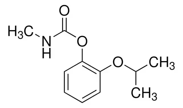 Propoxur structure, CAS 114-26-1