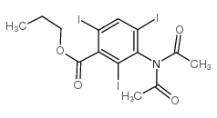 Propyl docetrizoate structure, CAS 5579-08-8