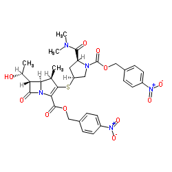 Protected meropenem structure, CAS 96036-02-1